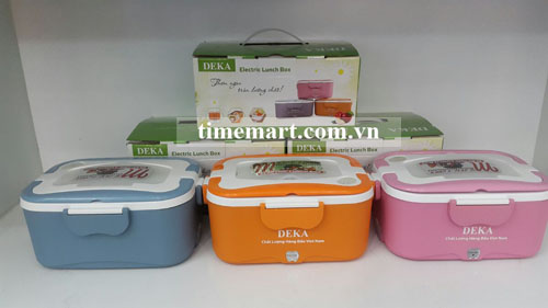 Hộp cơm cắm điện inox 3 ngăn Deka DK-159HC