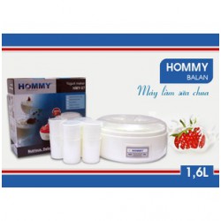 Máy làm sữa chua Hommy Ba Lan, 8 cốc 1,6 lít, Bảo hành 24 Tháng