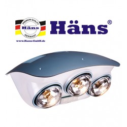 Đèn sưởi nhà tắm Hans 3 bóng H3B thế hệ mới