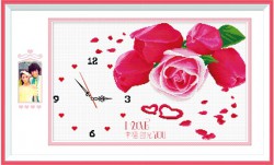 Tranh thêu chữ thập Hoa hồng N37097