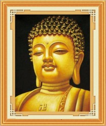 Tranh thêu chữ thập Phật tổ DLHYA480
