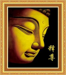 Tranh thêu chữ thập Phật tổ DLHYA481